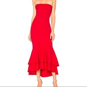 Red lovers+friends dress